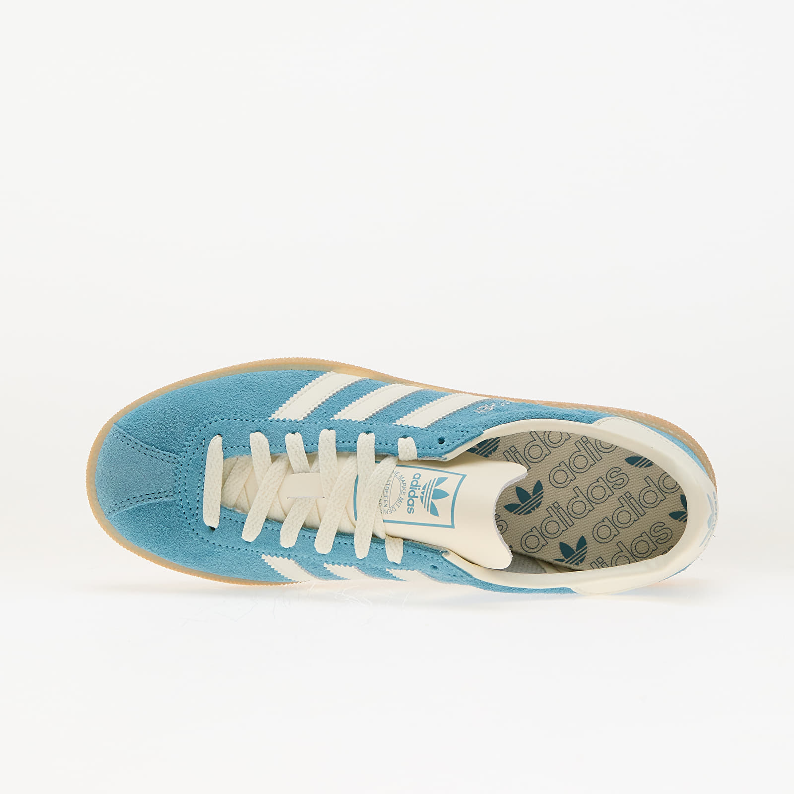 Női cipők adidas Muenchen W Preloved Blue/ Off White/ Silver Metallic