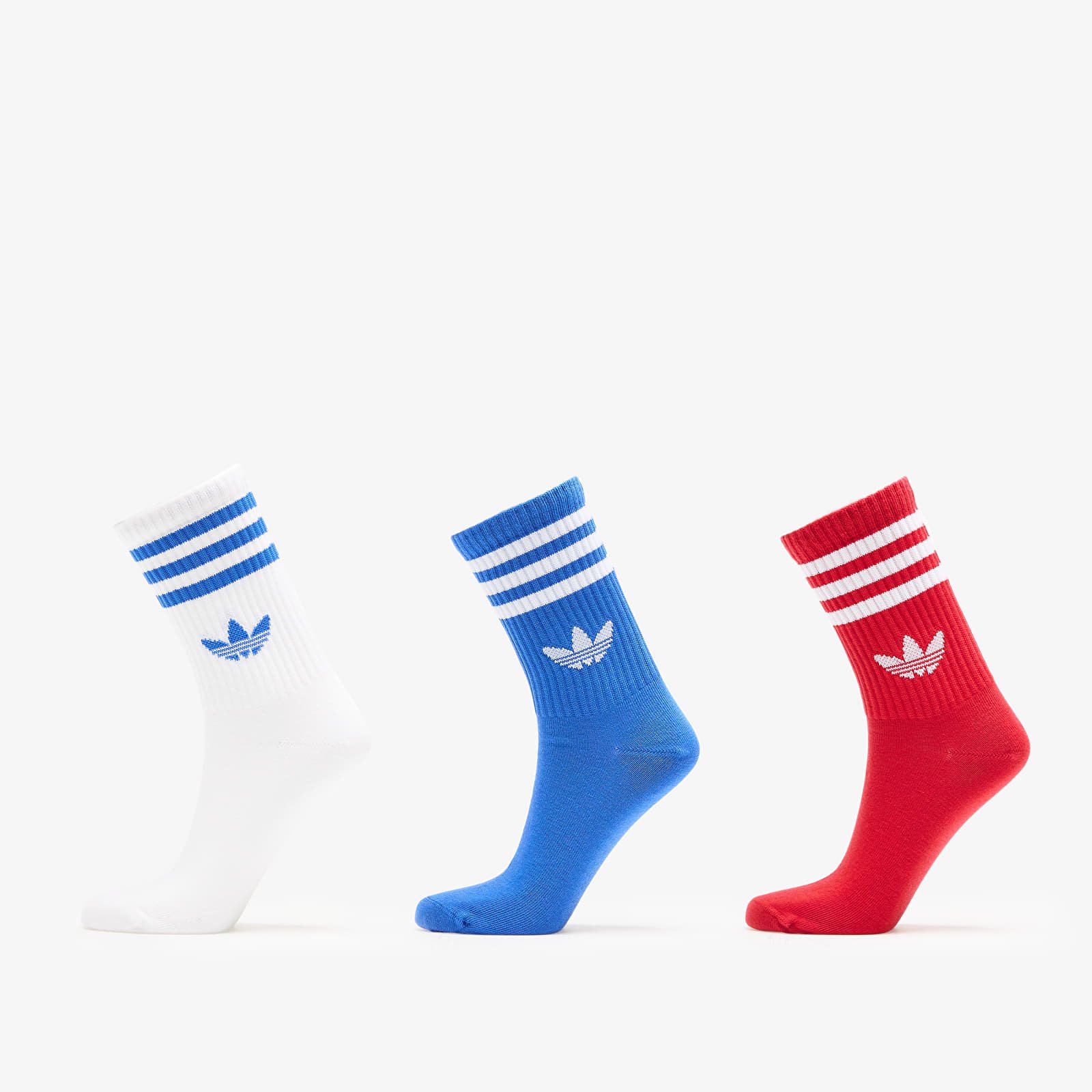 Zoknik adidas 3-Stripes Crew Socks 3-Pack Better Scarlet