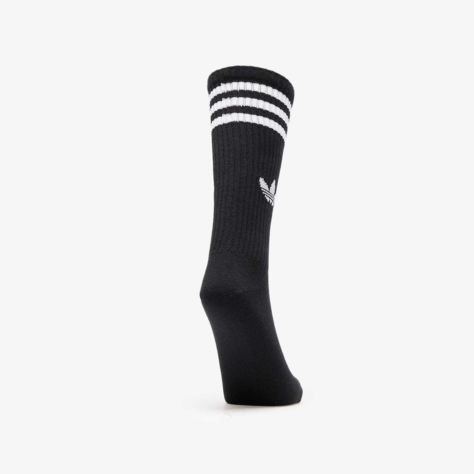 Men's socks adidas 3S High Crew Socks 3-Pack White/ Medium Grey Heather/ Black