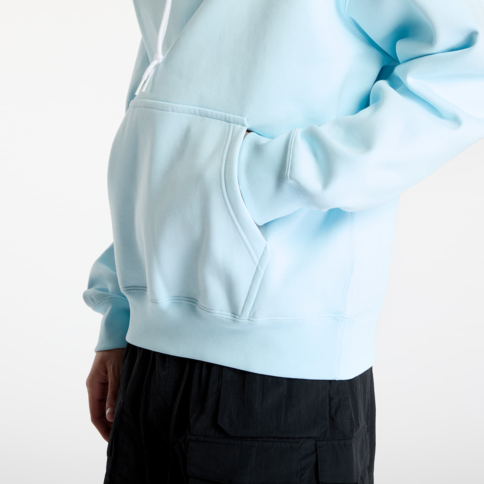 Mikinas ar kapuci un sporta krekli Nike Solo Swoosh Men's Fleece Hoodie Glacier Blue
