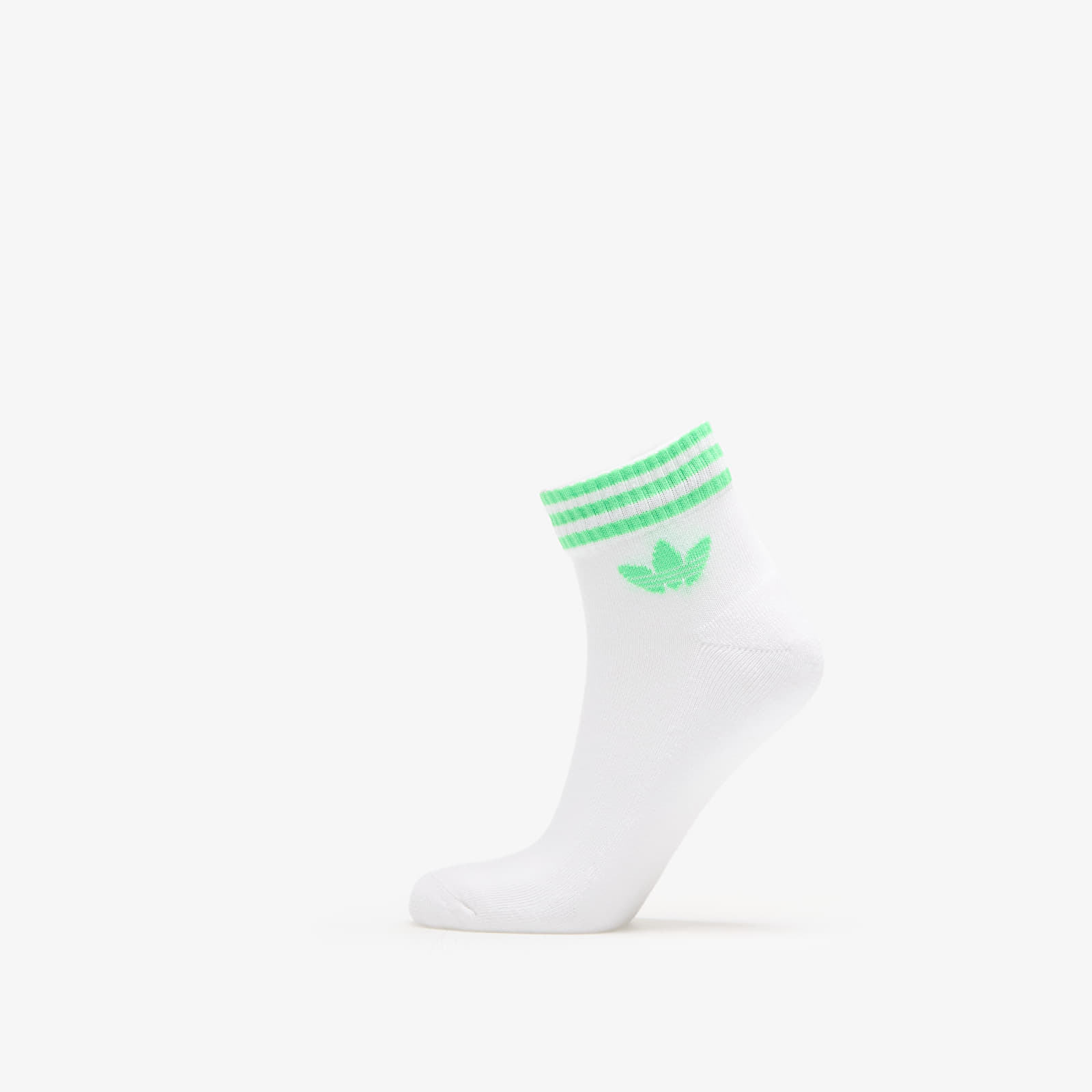 Zoknik adidas 3S Ankle S 3-Pack White/ Lucid Blue/ Scrgrn