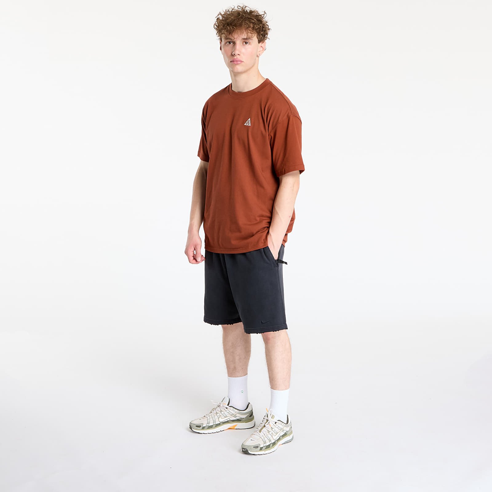Rövidnadrágok Nike Solo Swoosh Men's French Terry Shorts Black/ Black