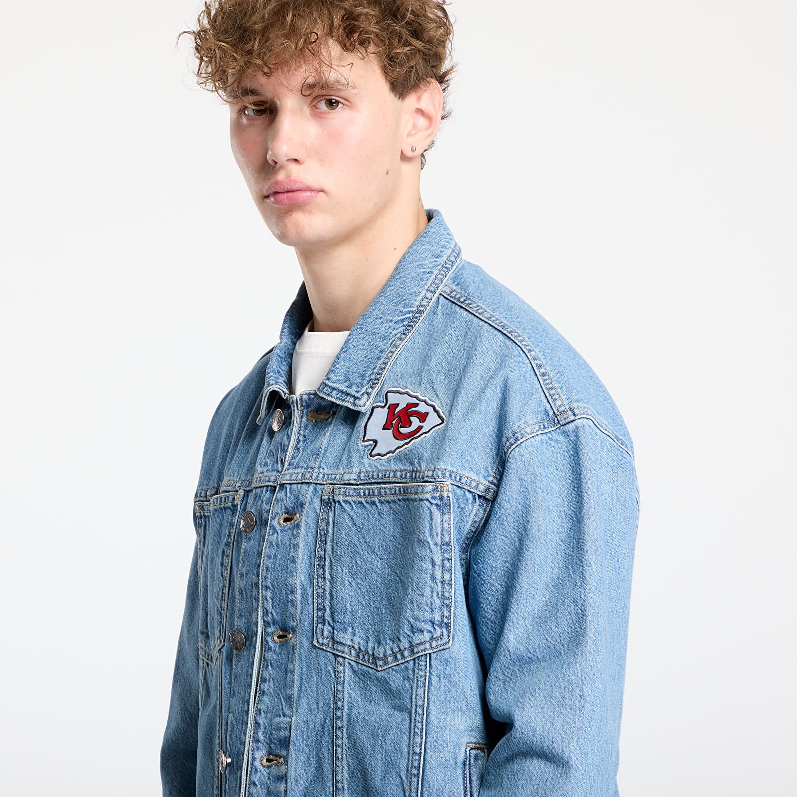 Men's jackets New Era Kansas City Chiefs Denim Jacket UNISEX Rdm