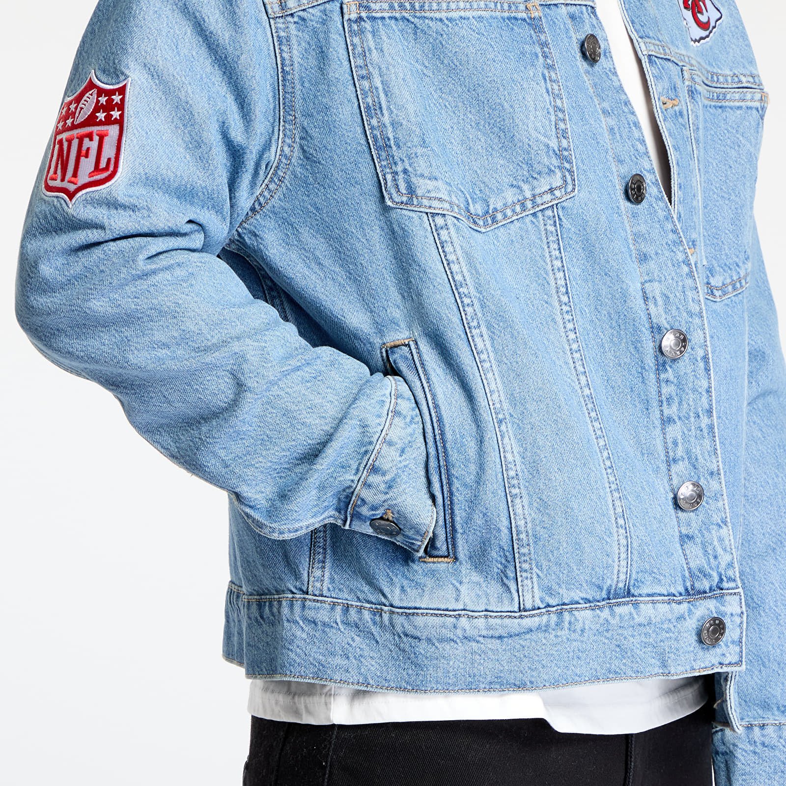 Men's jackets New Era Kansas City Chiefs Denim Jacket UNISEX Rdm