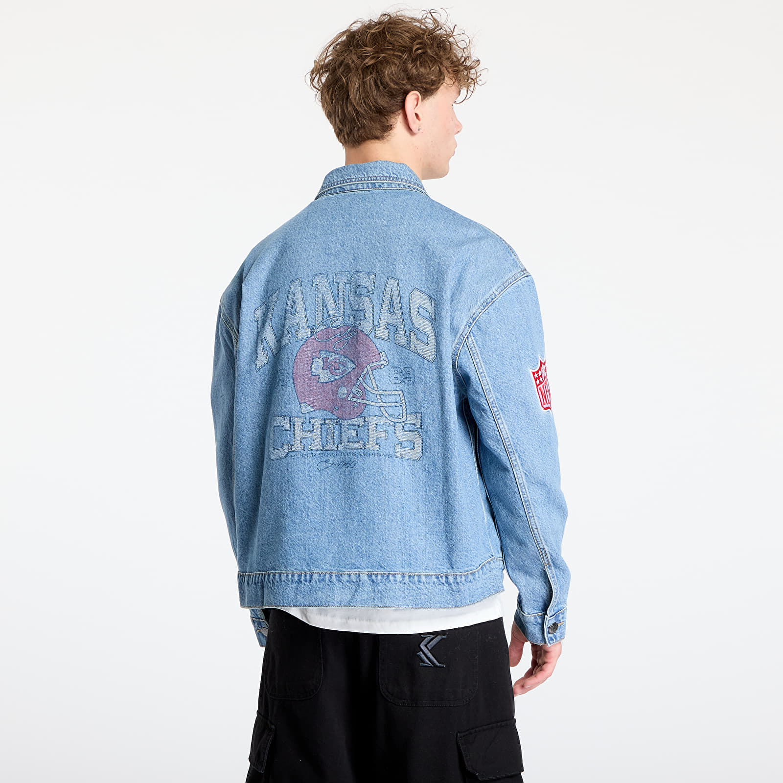 Men's jackets New Era Kansas City Chiefs Denim Jacket UNISEX Rdm