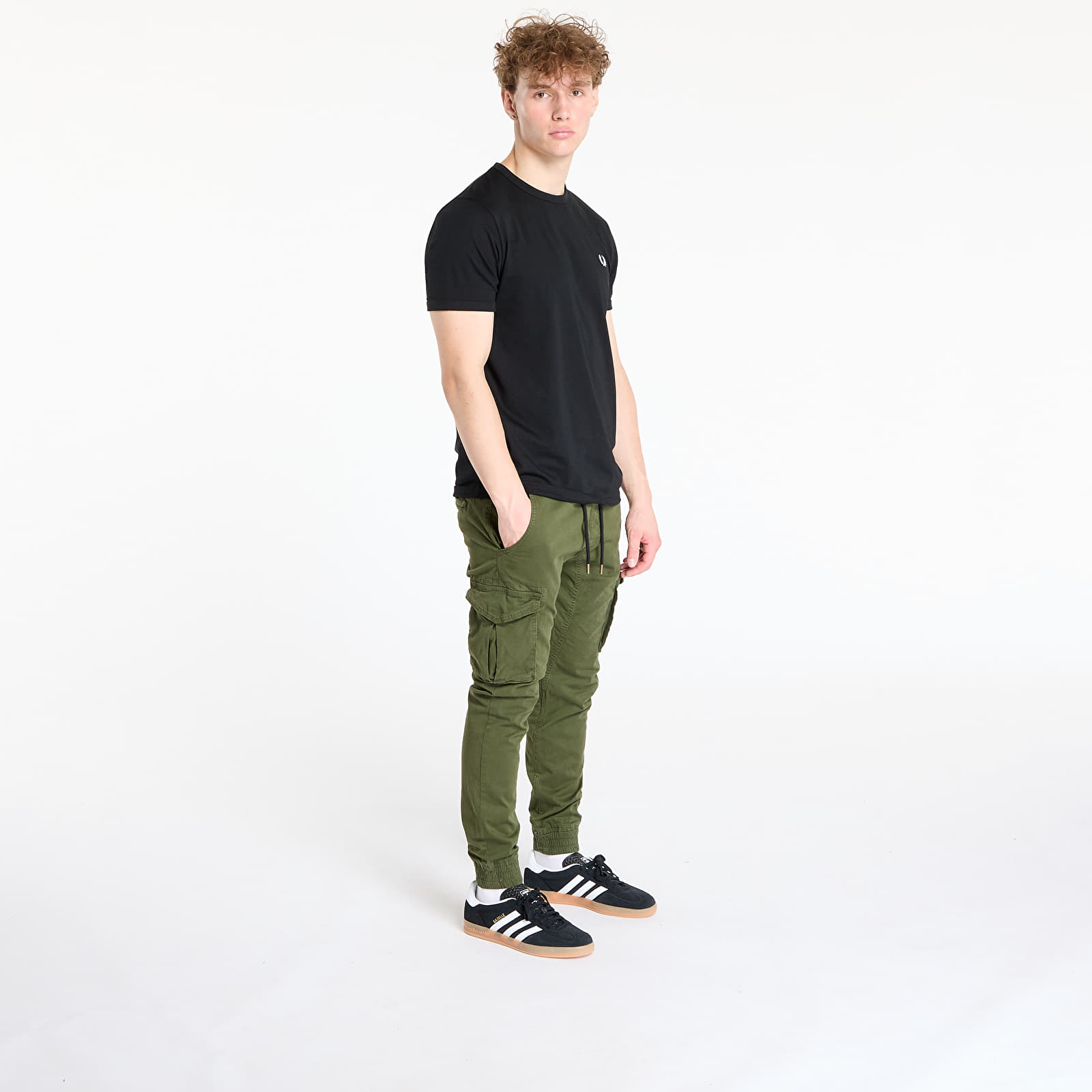 Hosen Alpha Industries Cotton Twill Jogger Dark Olive