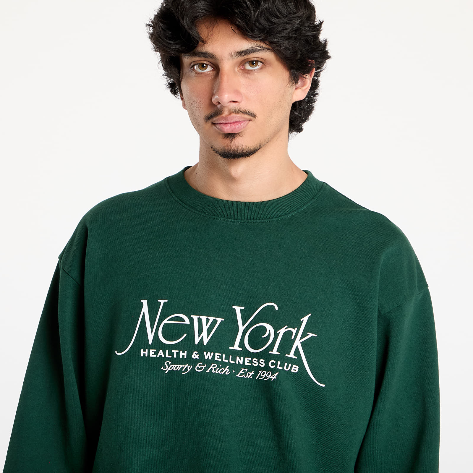 Hoodies and sweatshirts  Sporty & Rich NY94 Crewneck Forest