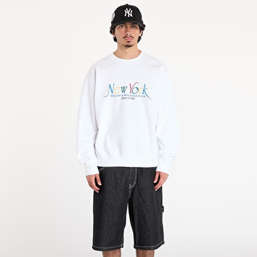 Sporty & Rich NY 94 Crewneck White/ Ruby/ Alpine/ Paris Blue