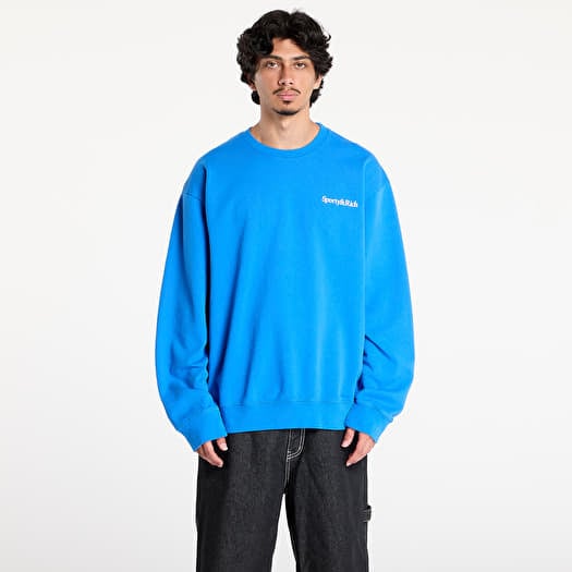 Sporty & Rich Health is Wealth Crewneck Paris Blue