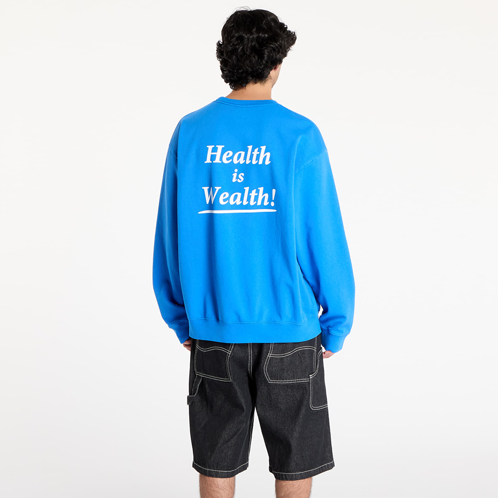 Hoodies and sweatshirts  Sporty & Rich Health is Wealth Crewneck Paris Blue