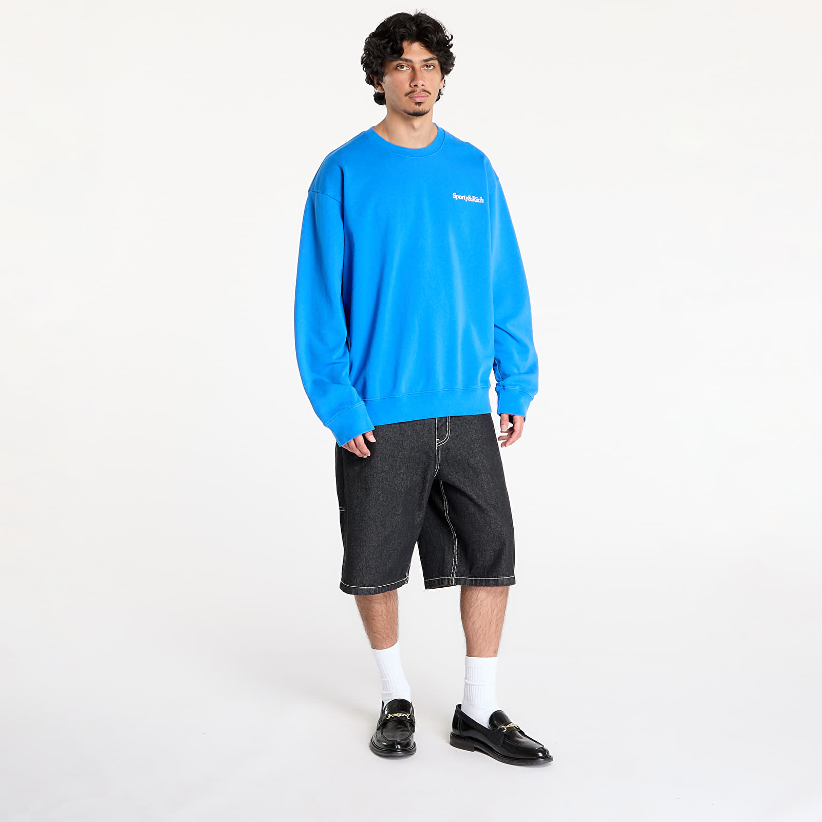 Hoodies and sweatshirts  Sporty & Rich Health is Wealth Crewneck Paris Blue