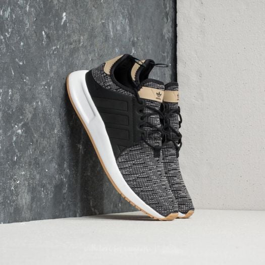 Adidas x_plr black discount & gum shoes