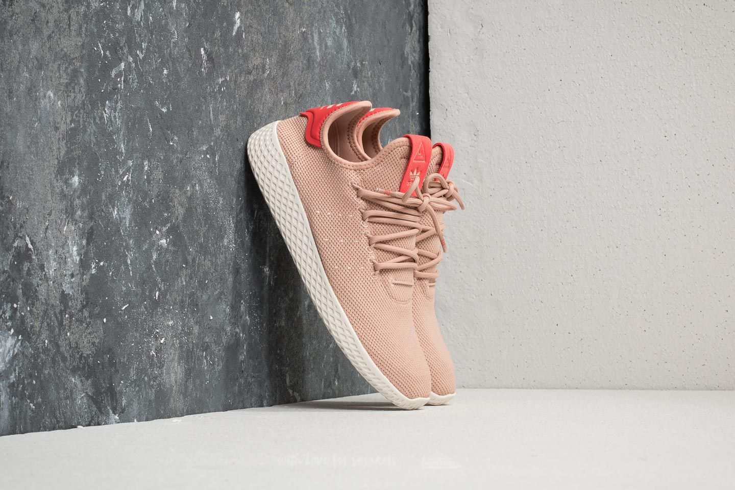 Buty damskie adidas x Pharrell Williams Tennis HU W Ash Pearl/ Ash Pearl/ Linen