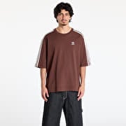 adidas Adicolor Oversized T-Shirt Auburn/ Off White