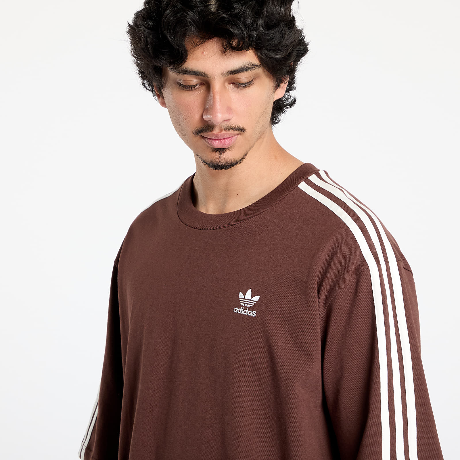 T-shirts adidas Adicolor Oversized T-Shirt Auburn/ Off White