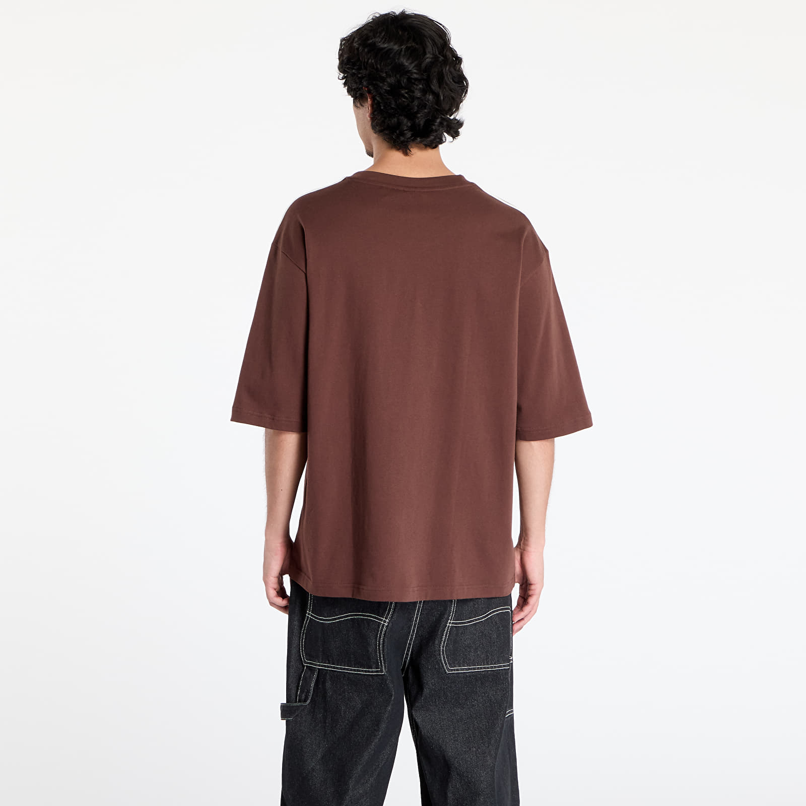 T-shirts adidas Adicolor Oversized T-Shirt Auburn/ Off White
