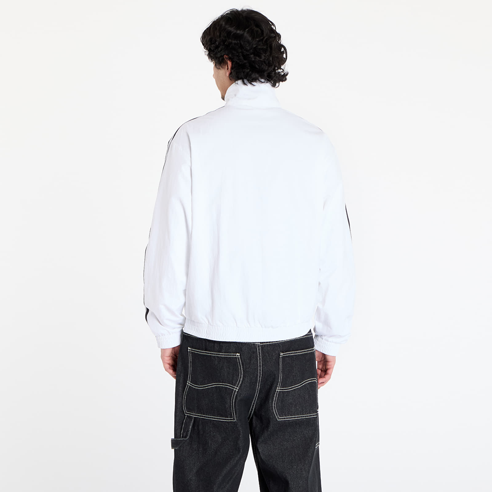 Kabátok adidas Adicolor Woven Firebird Track Top White/ Black