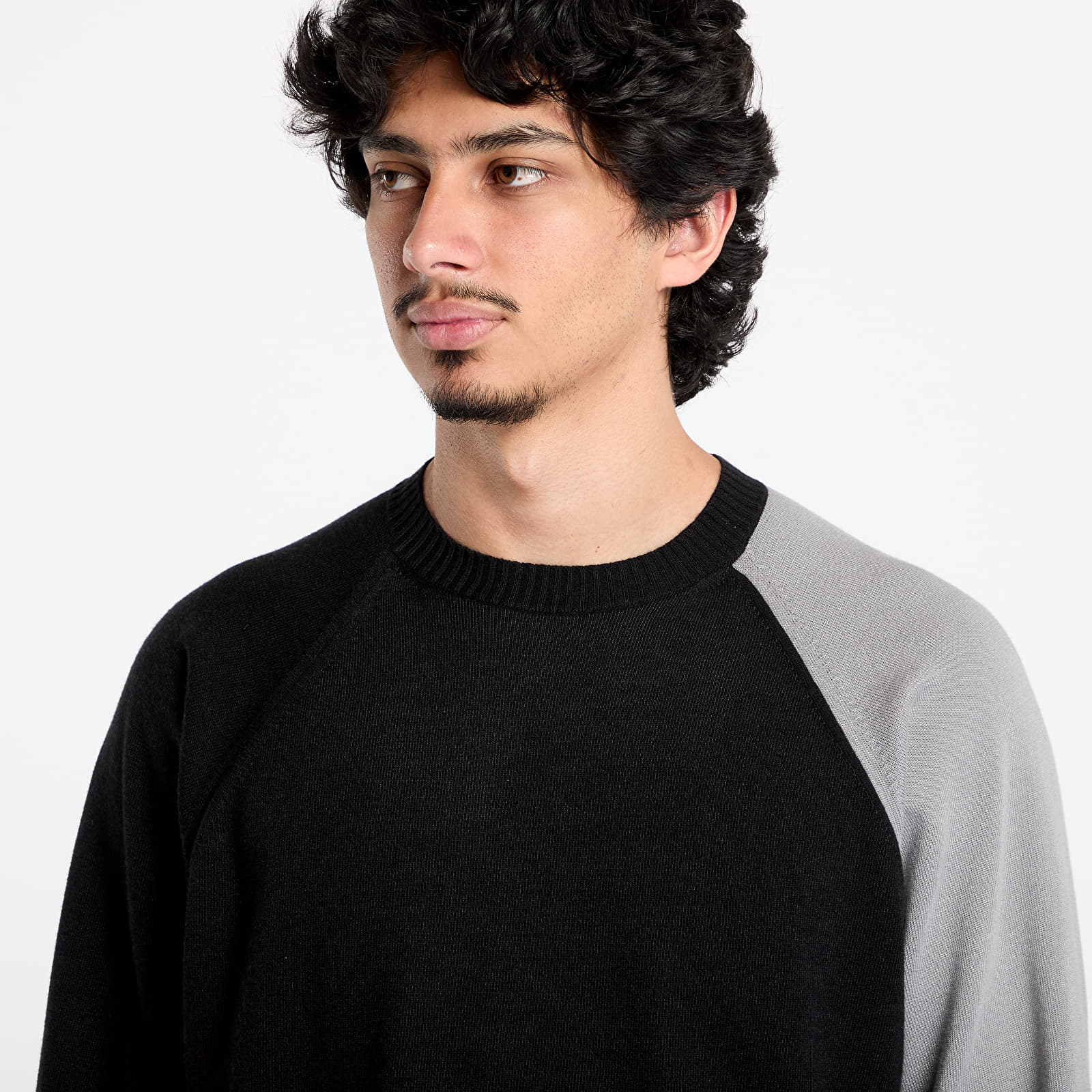 Džemperi Y-3 Logo Knit Crew Sweatshirt UNISEX Black