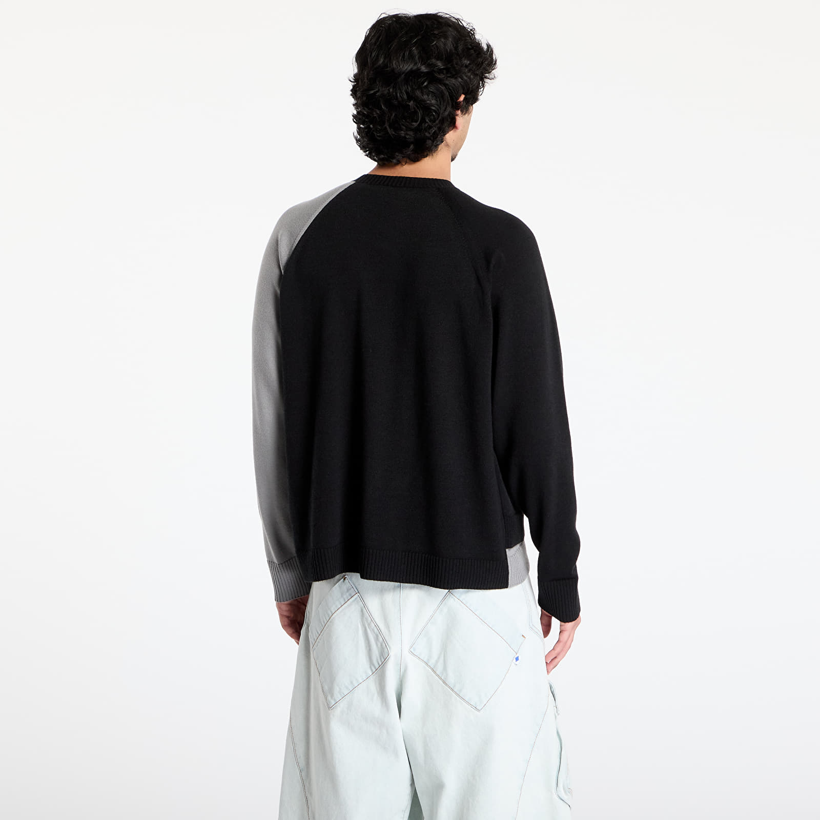 Džemperi Y-3 Logo Knit Crew Sweatshirt UNISEX Black