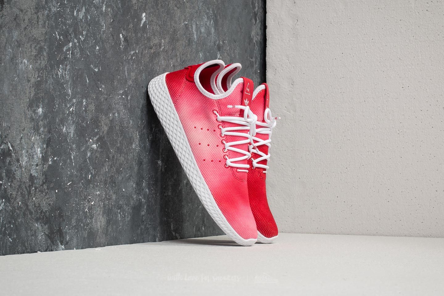 Herresko adidas x Pharrel Williams HU Holi Tennis Scarlet/ Ftw White/ Ftw White