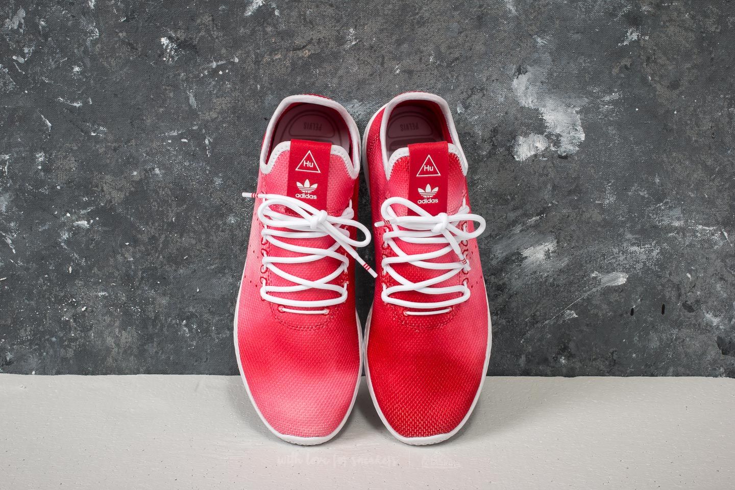 Adidas pharrell top red shoes