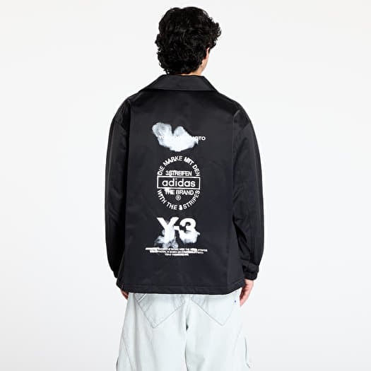 Kurtki Y-3 Graphic Coach Jacket UNISEX Black | Footshop