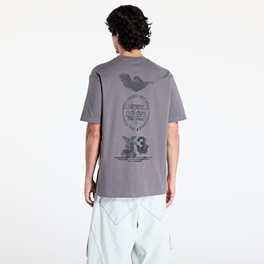Tシャツ・カットソー Y-3 FW25 T-SHIRT WITH PRINT (JZ0717 GRANIT) T-shirts Y-3 Graphic Short Sleeve T-Shirt UNISEX Granite