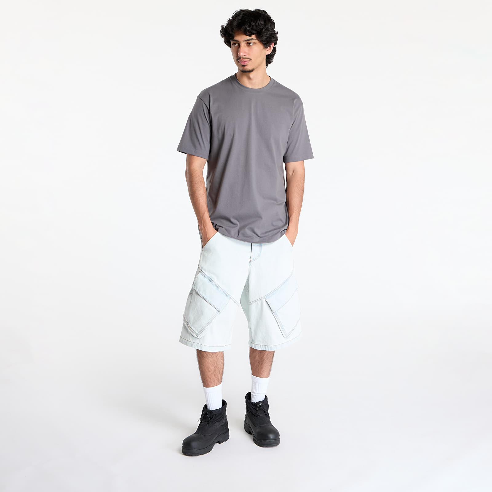 T-krekli Y-3 Graphic Short Sleeve T-Shirt UNISEX Granite