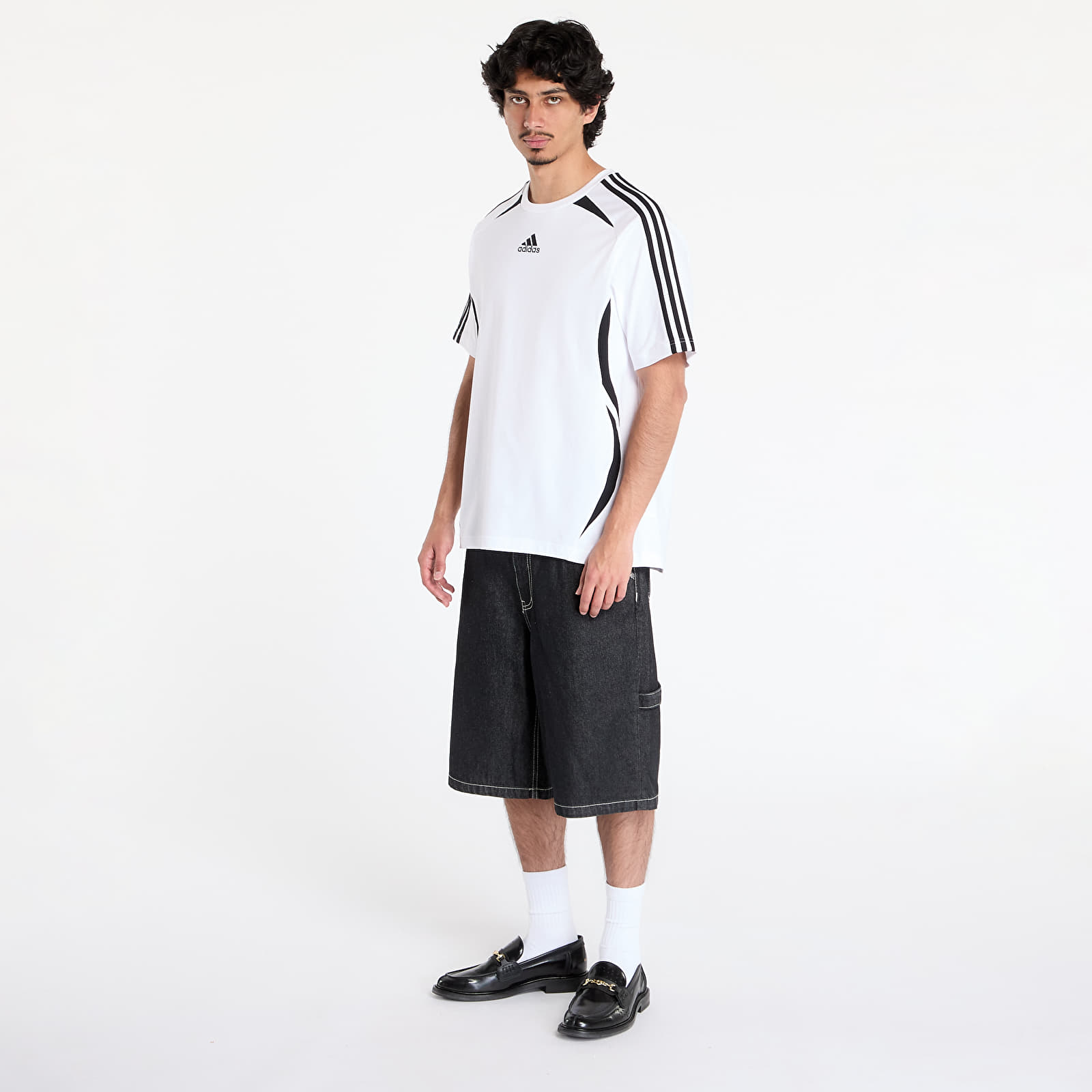 Pólók adidas Teamgeist Cotton T-Shirt White