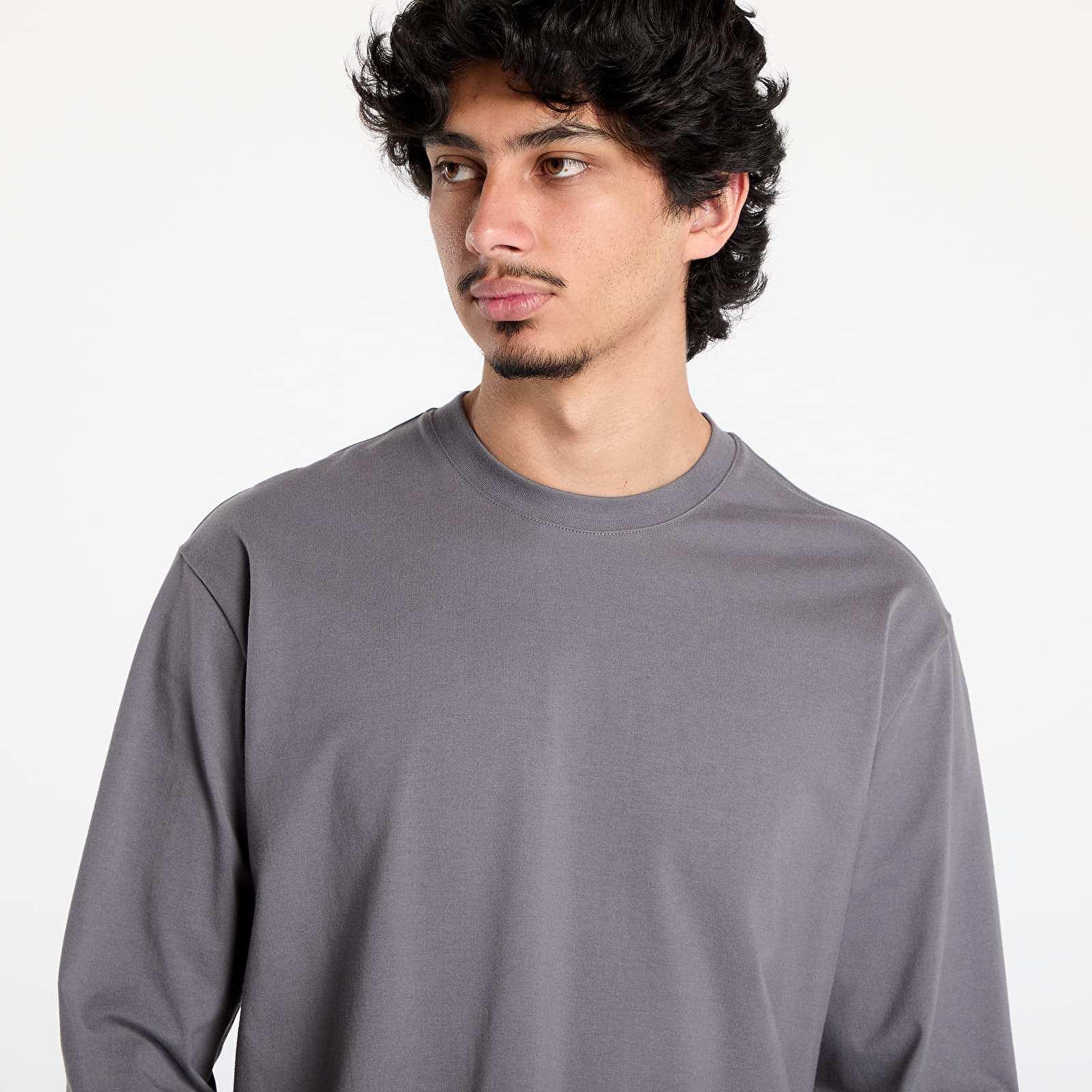 T-krekli Y-3 Graphic Long Sleeve Top UNISEX Granite