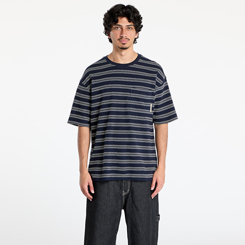 Calvin Klein Jeans Short Sleeve Stripe Relaxed Tee Night Sky