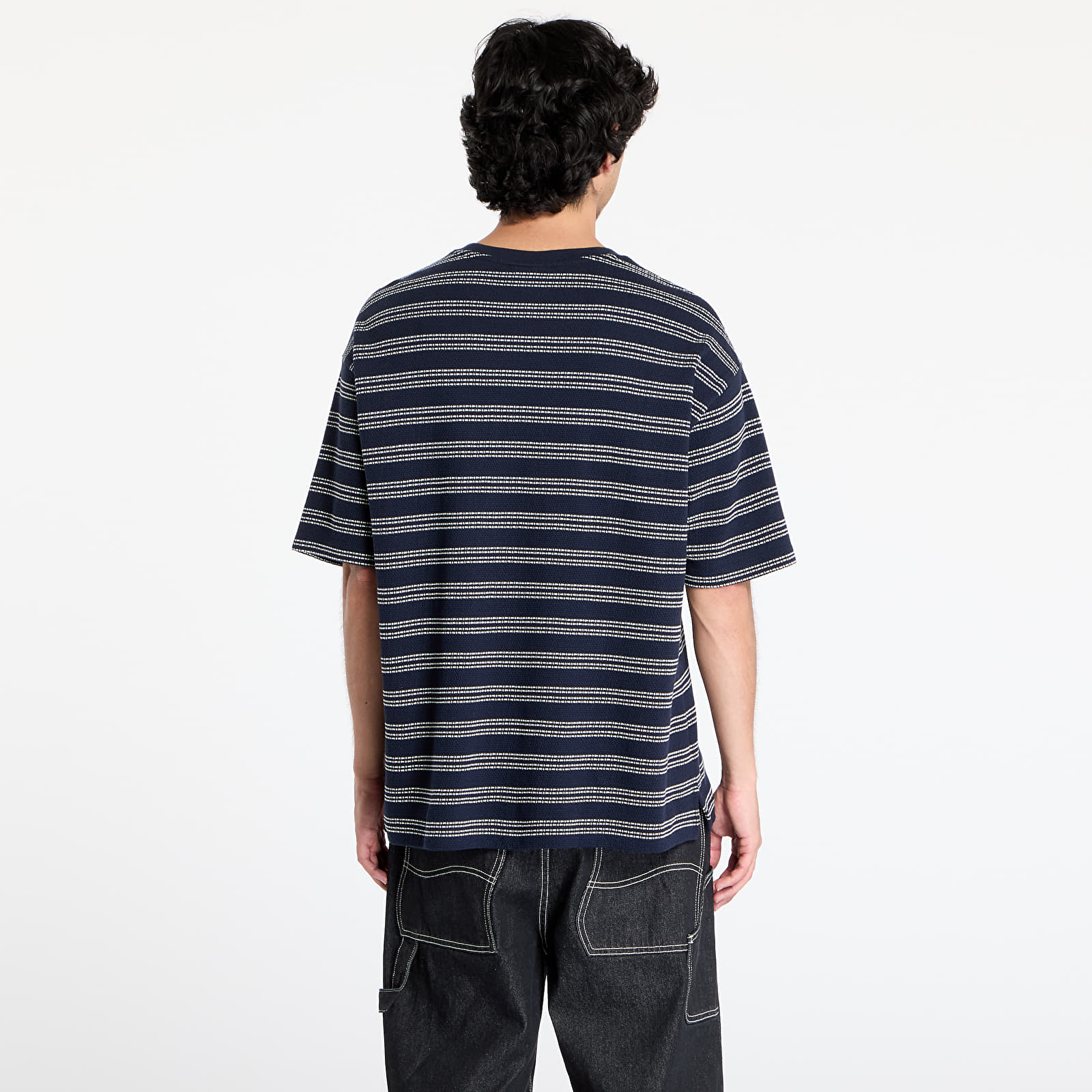 Koszulki Calvin Klein Jeans Short Sleeve Stripe Relaxed Tee Night Sky