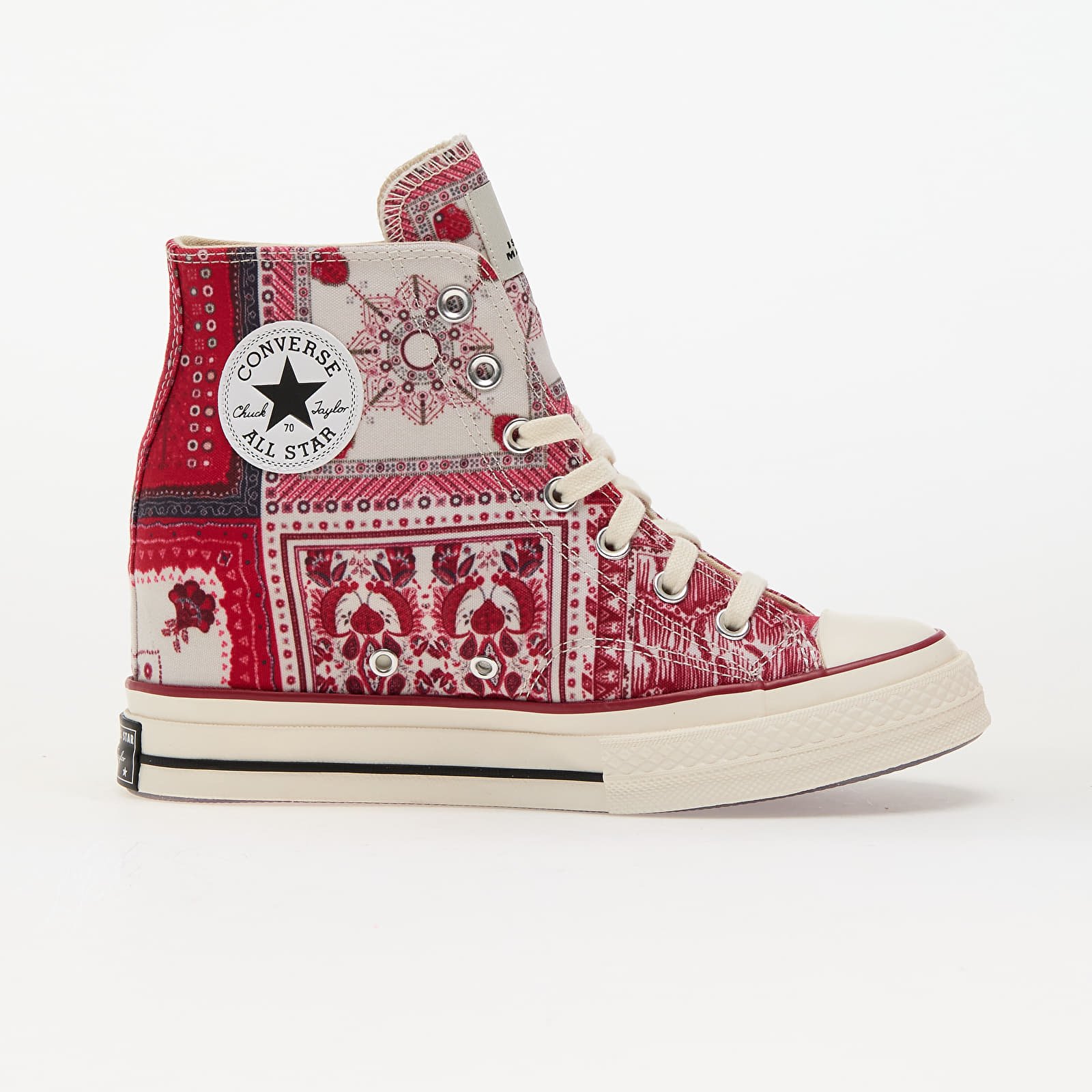 Női cipők Converse x Isabel Marant Chuck 70 Wedge Vanilla Ice/Red/Black