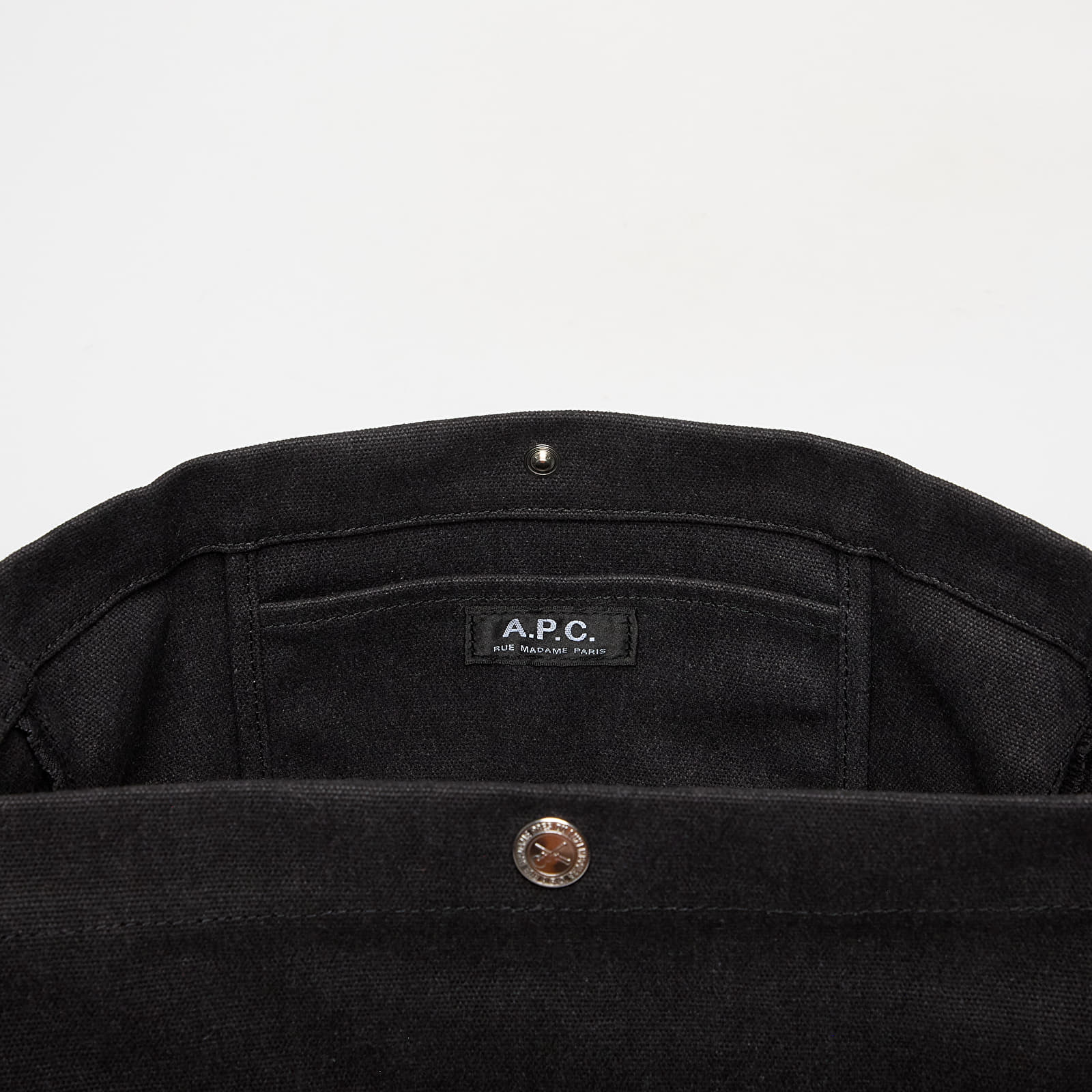 Torby przez ramię A.P.C. Journal Satchel Small Black