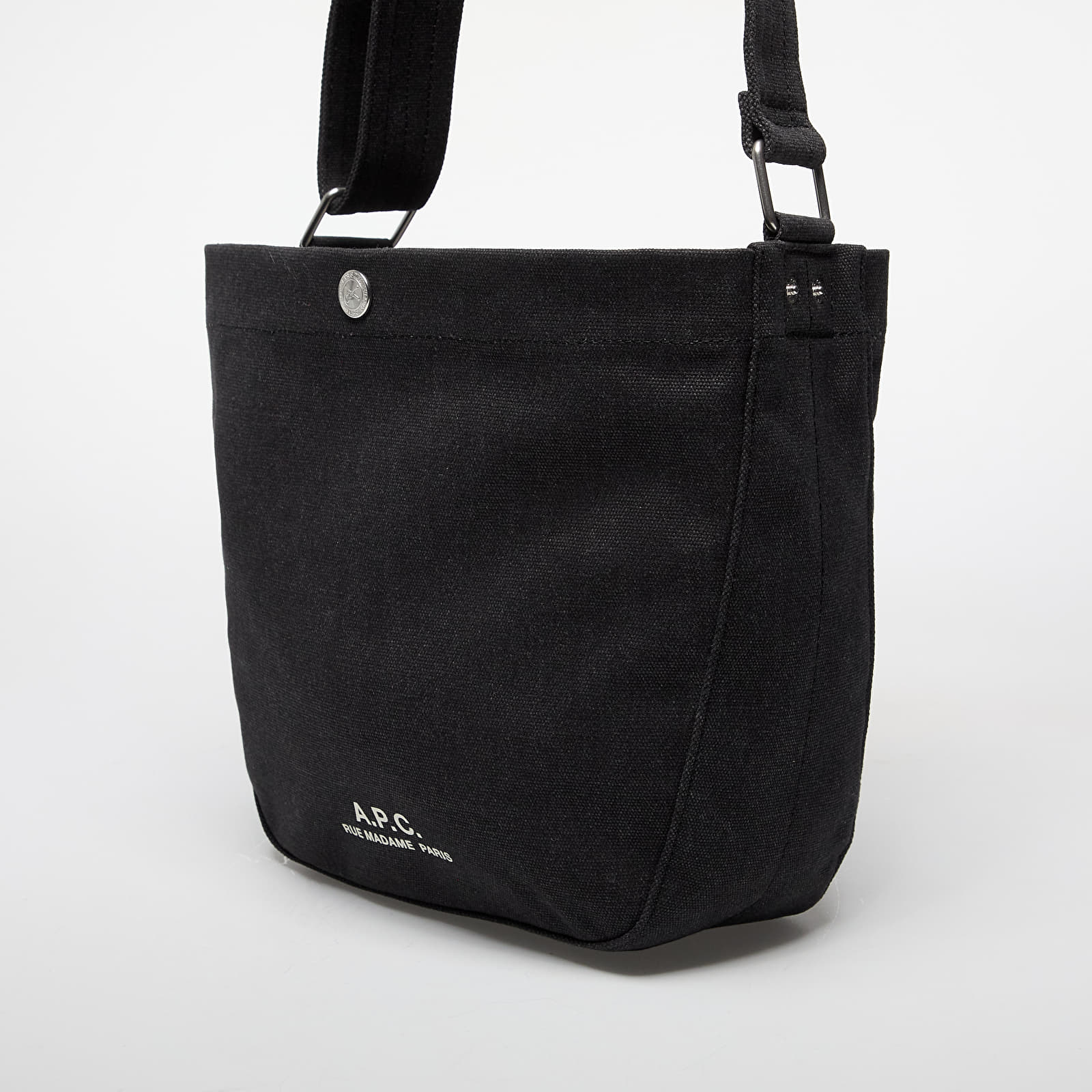 Torby przez ramię A.P.C. Journal Satchel Small Black