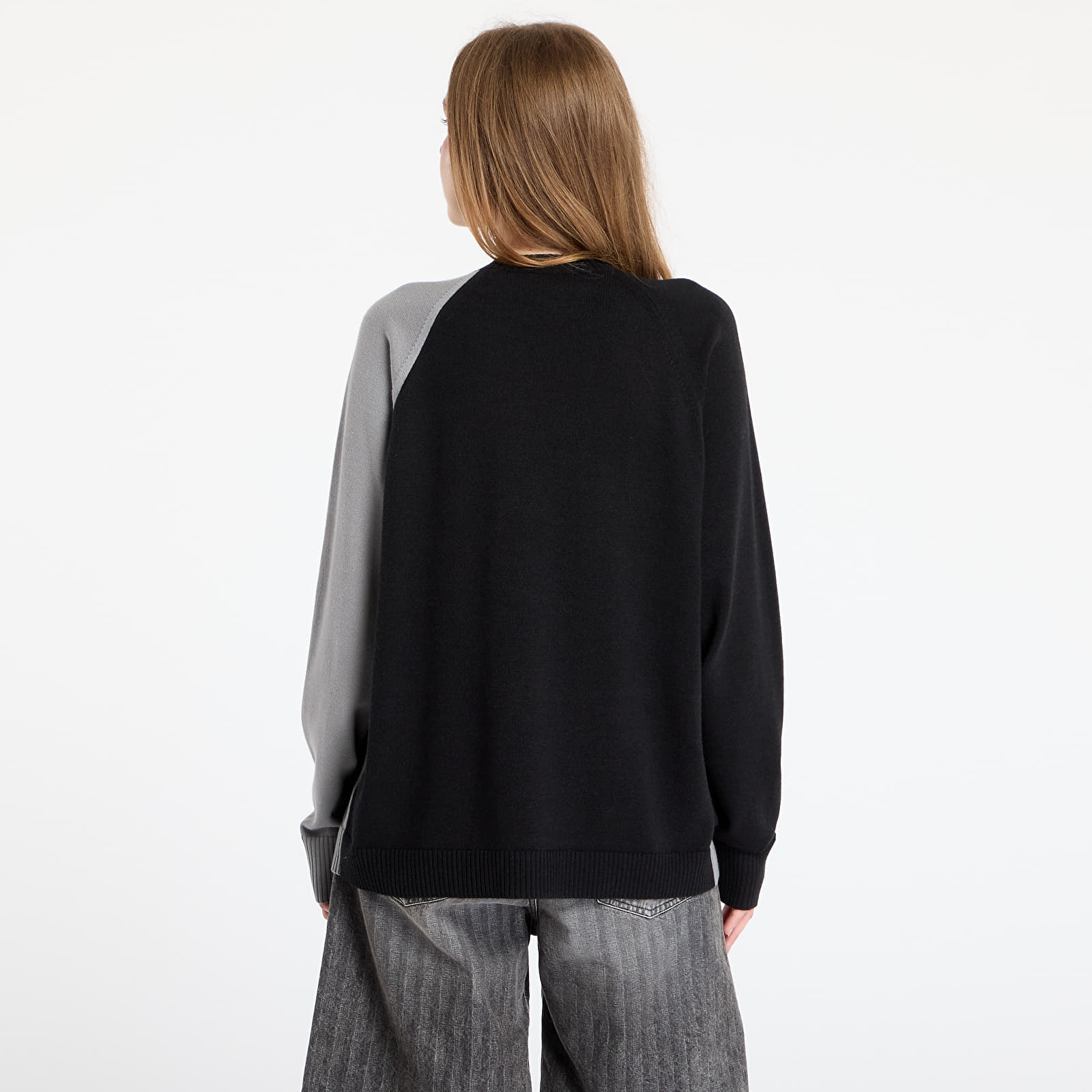 Džemperi Y-3 Logo Knit Crew Sweatshirt UNISEX Black