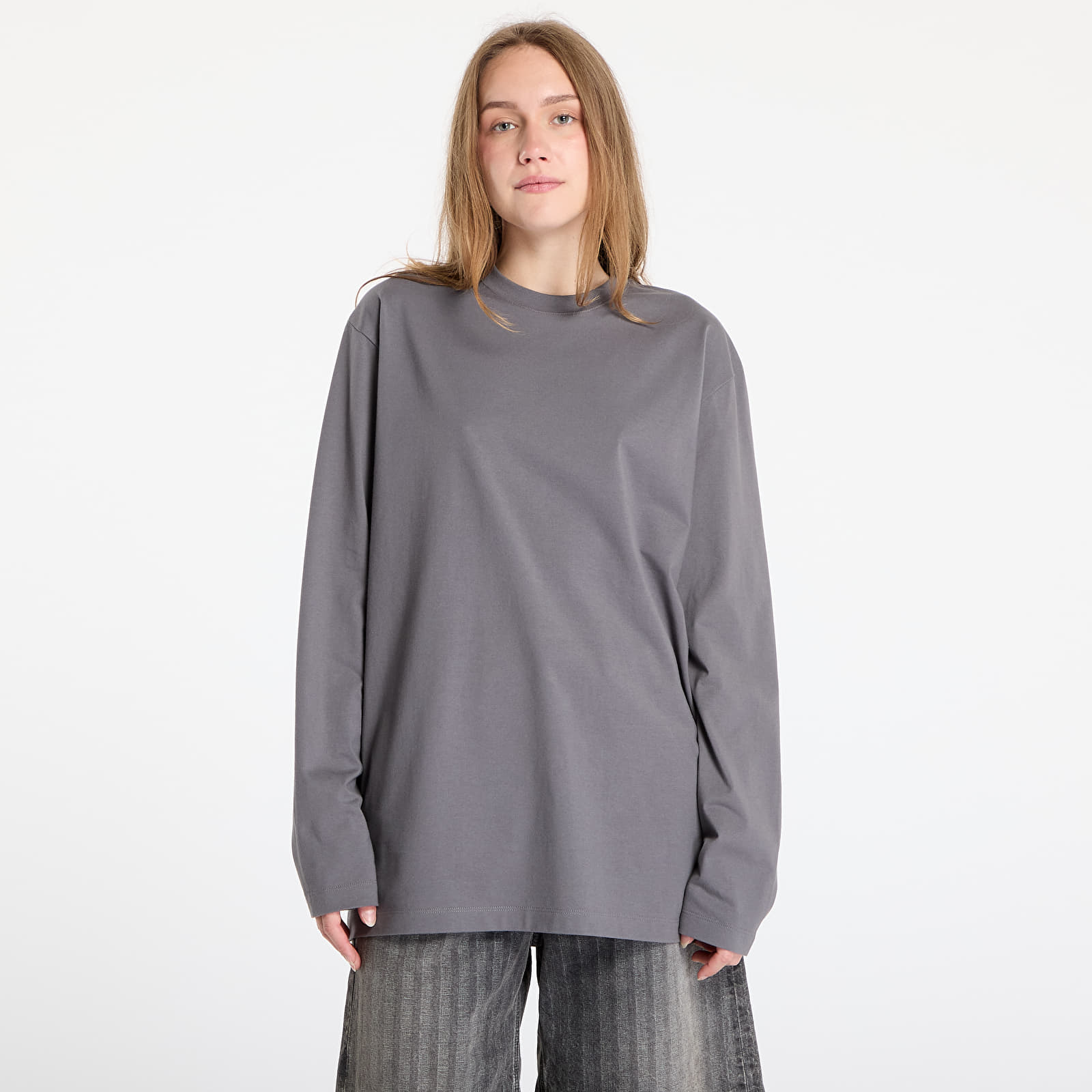 T-krekli Y-3 Graphic Long Sleeve Top UNISEX Granite
