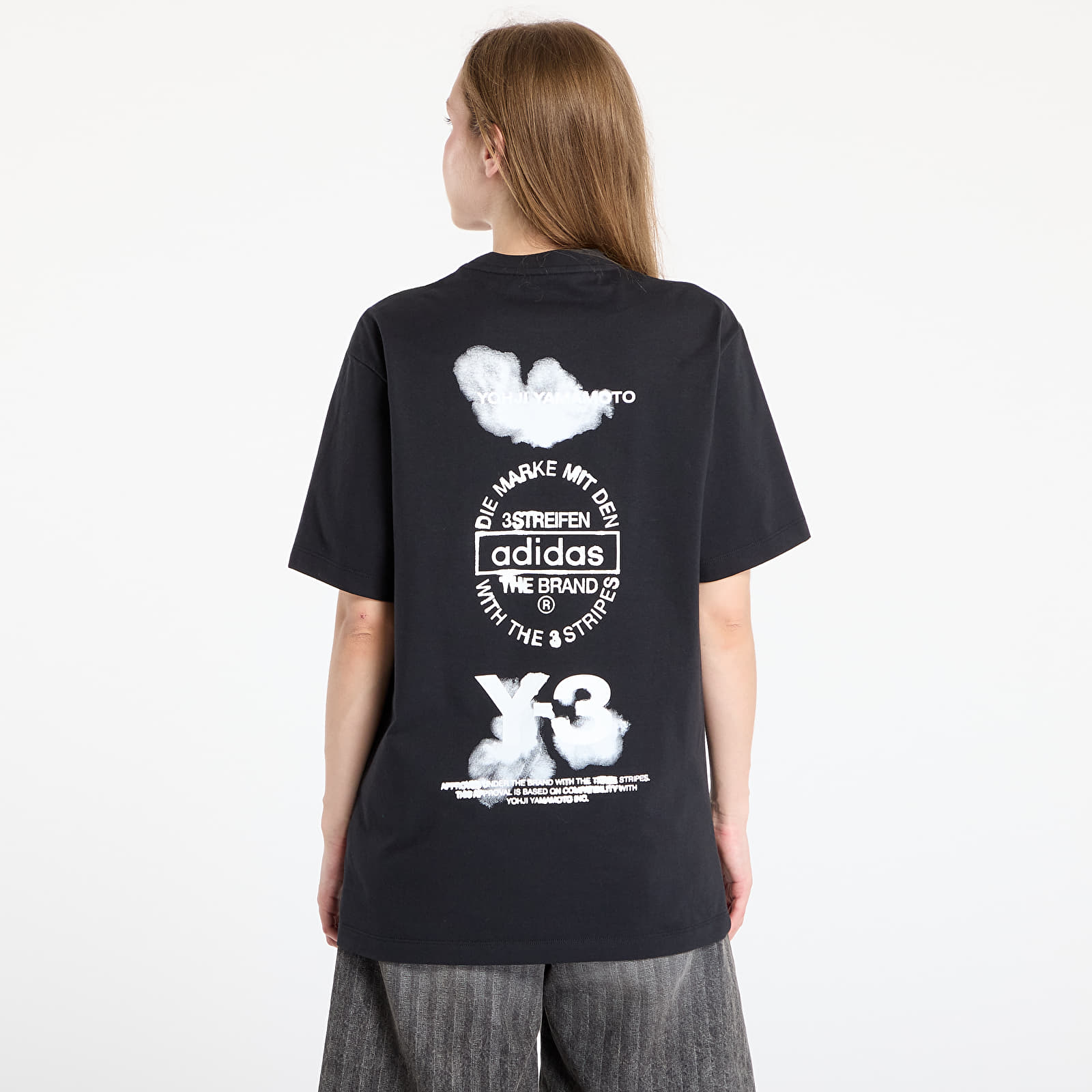 T-särgid Y-3 Graphic Short Sleeve T-Shirt UNISEX Black