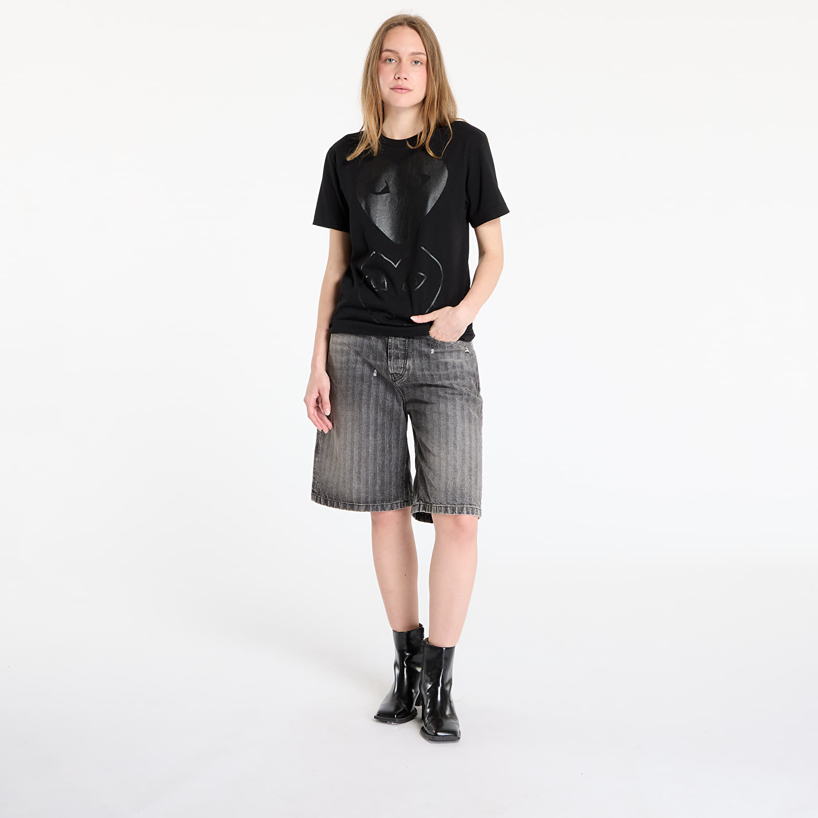 Camisetas Comme des Garçons PLAY Tee UNISEX Black