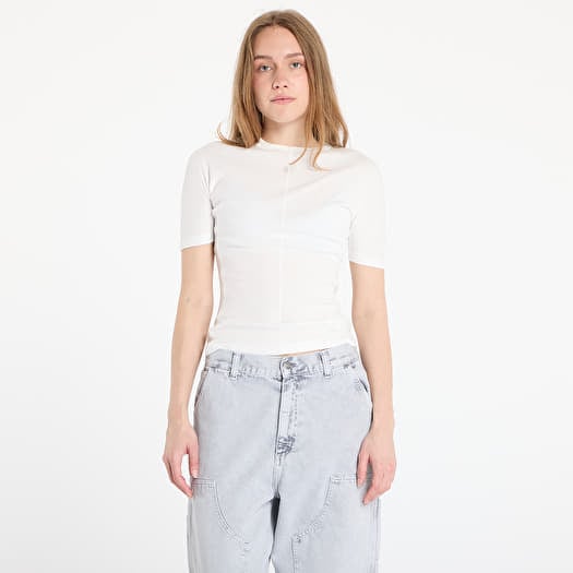 Póló Y-3 Fitted Short Sleeve T-Shirt Core White
