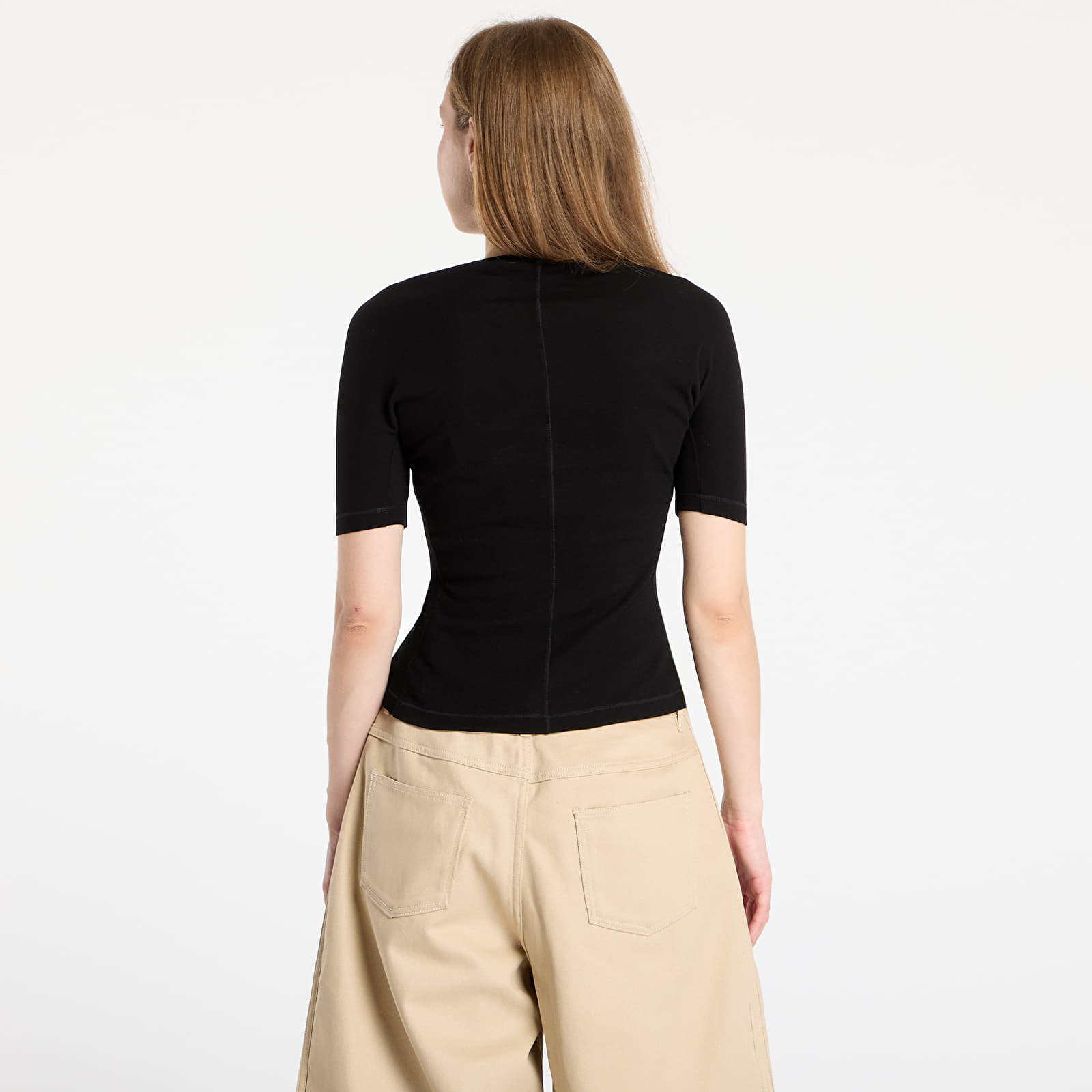 T-shirts Y-3 Fitted Short Sleeve T-Shirt Black