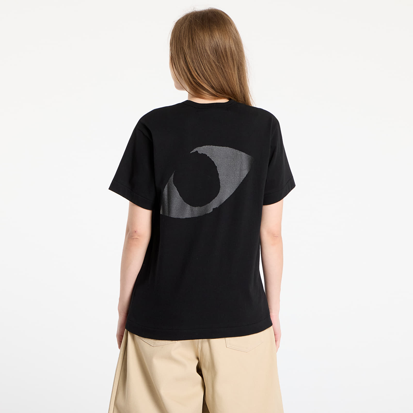T-särgid Comme des Garçons PLAY Eye Knit Tee UNISEX Black