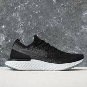 Nike epic react flyknit black shop dark grey