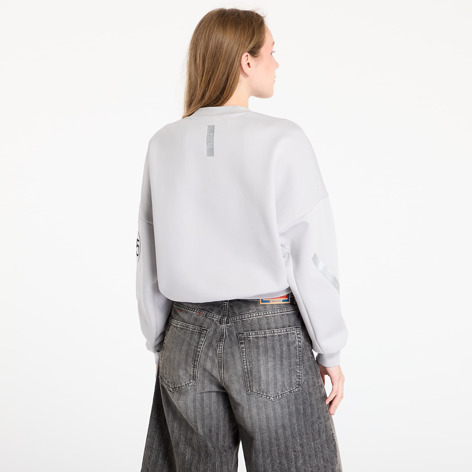 Kapucnis pulóverek és pulcsik adidas x Mercedes AMG Silver Sweatshirt Grey Two
