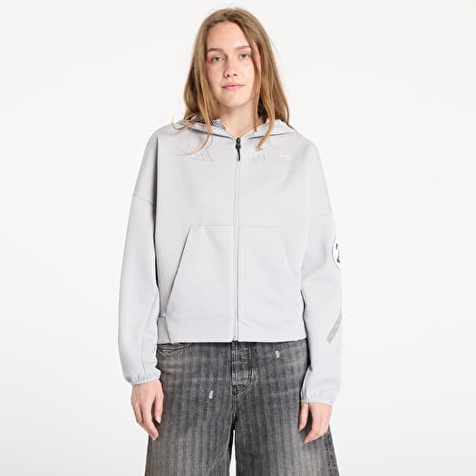 adidas x Mercedes AMG Silver Hoodie Grey Two