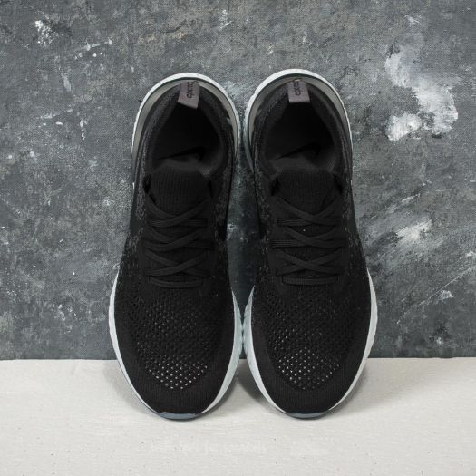 Men s shoes Nike Epic React Flyknit Black Black Dark Grey Footshop