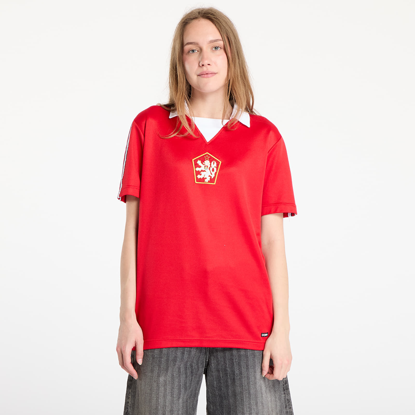 Джърси COPA Czechoslovakia 1976 Retro Football Shirt Red M