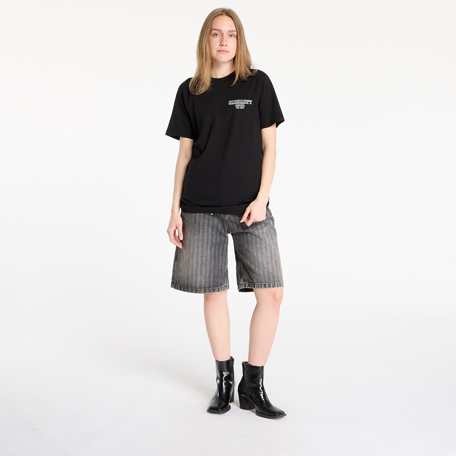 T-särgid Carhartt WIP Short Sleeve Alumni T-Shirt UNISEX Black