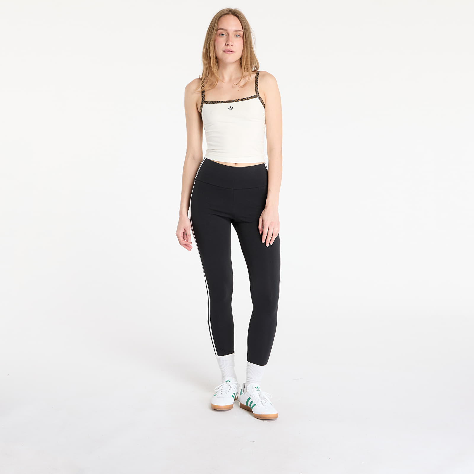 Leggings  adidas Adicolor 3-Stripes Leggings Black/ White
