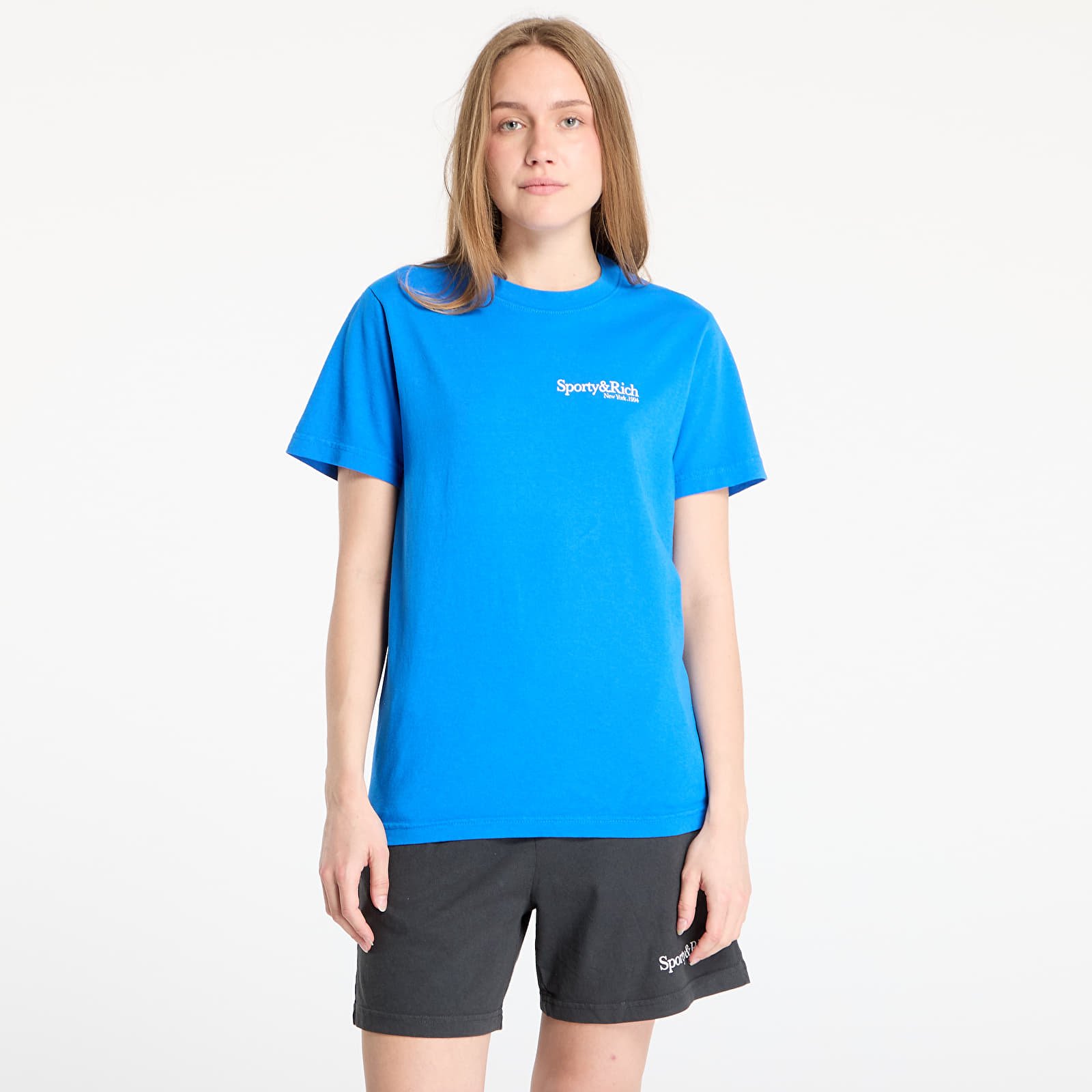 Camisetas Sporty & Rich Health is Wealth T-Shirt Paris Blue